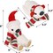 2 Pack Christmas Penguin Decorations Indoor, Penguins Tabletop Ornament with Hat Scarf for Xmas Home Decor, Penguin Gifts Holiday Figurines for Mantel Office Desk Centerpiece